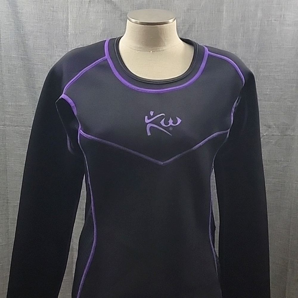 KUTTING WEIGHT NWT Sweatech Neoprene V3Shirt sz XL - Purple / Blk